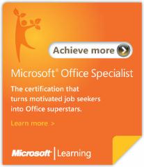 Microsoft Office Specialist Certification